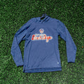 Zebulon Devil Dogz Adult Navy Performance Hoodie
