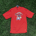 Zebulon Devil Dogz Red Short Sleeve Performance Hoodie