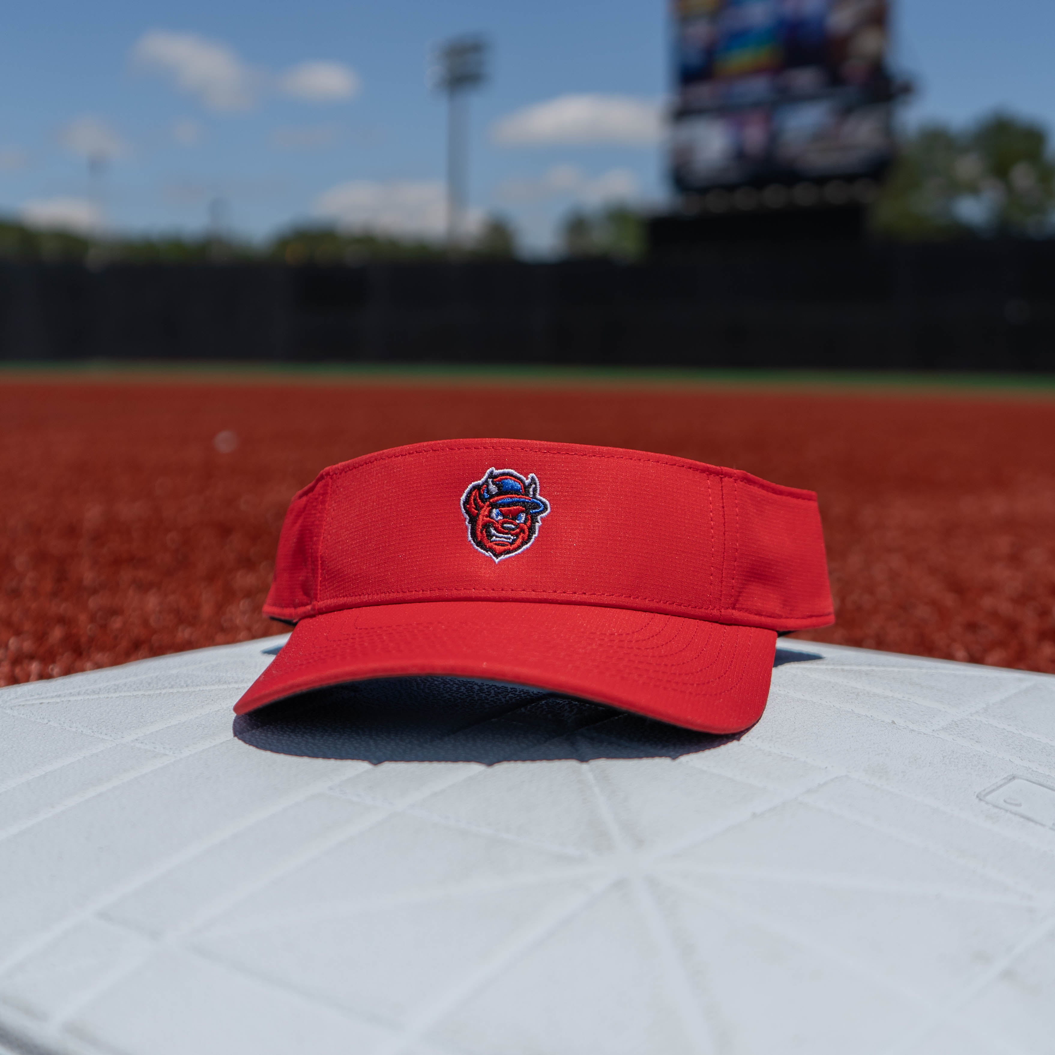 Zebulon Devil Dogz Red Visor