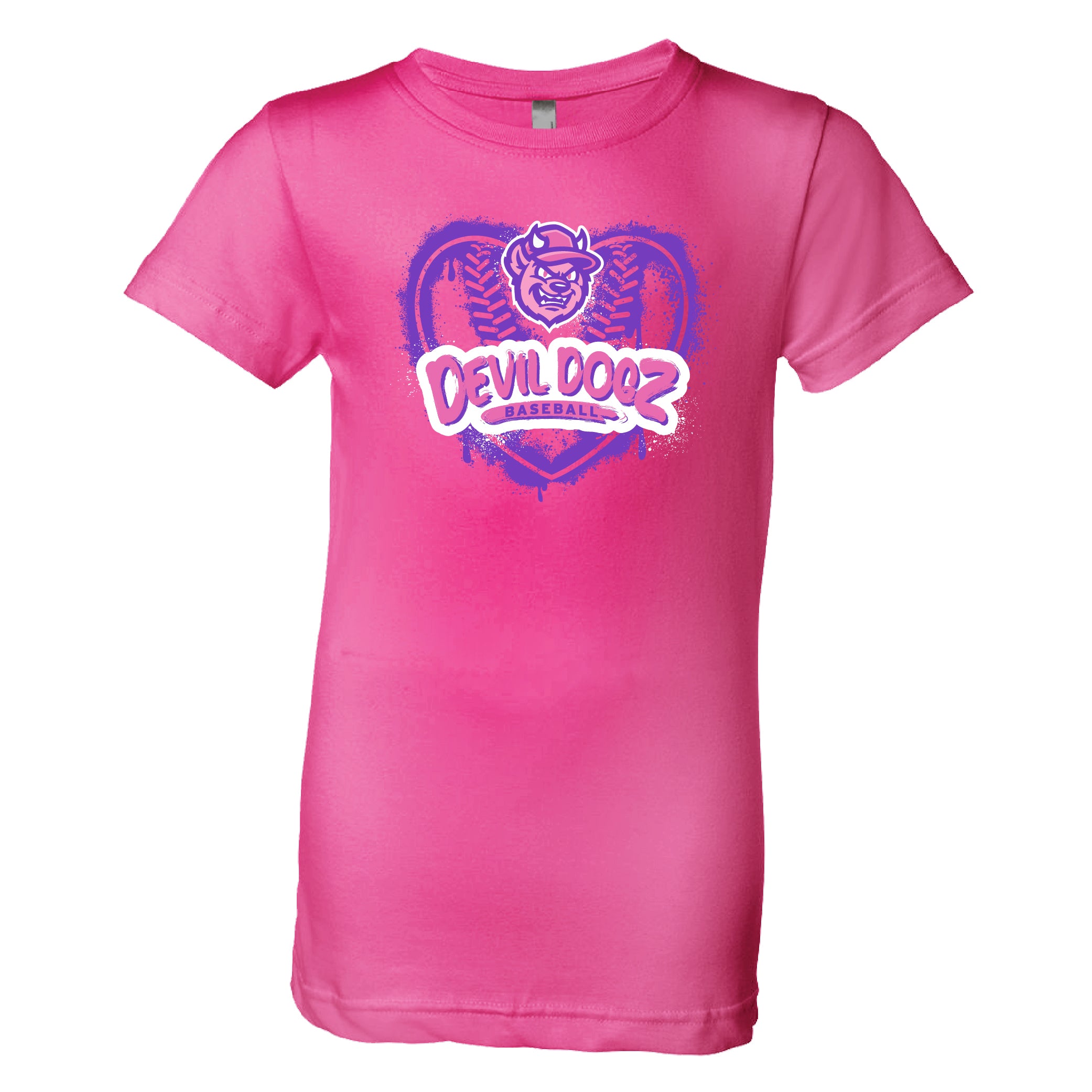 Zebulon Devil Dogz Youth Girl Lumin Tee
