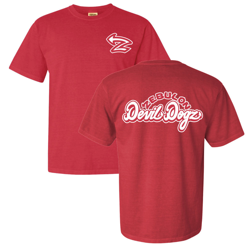 Zebulon Devil Dogz Adult Comfort Color Tee