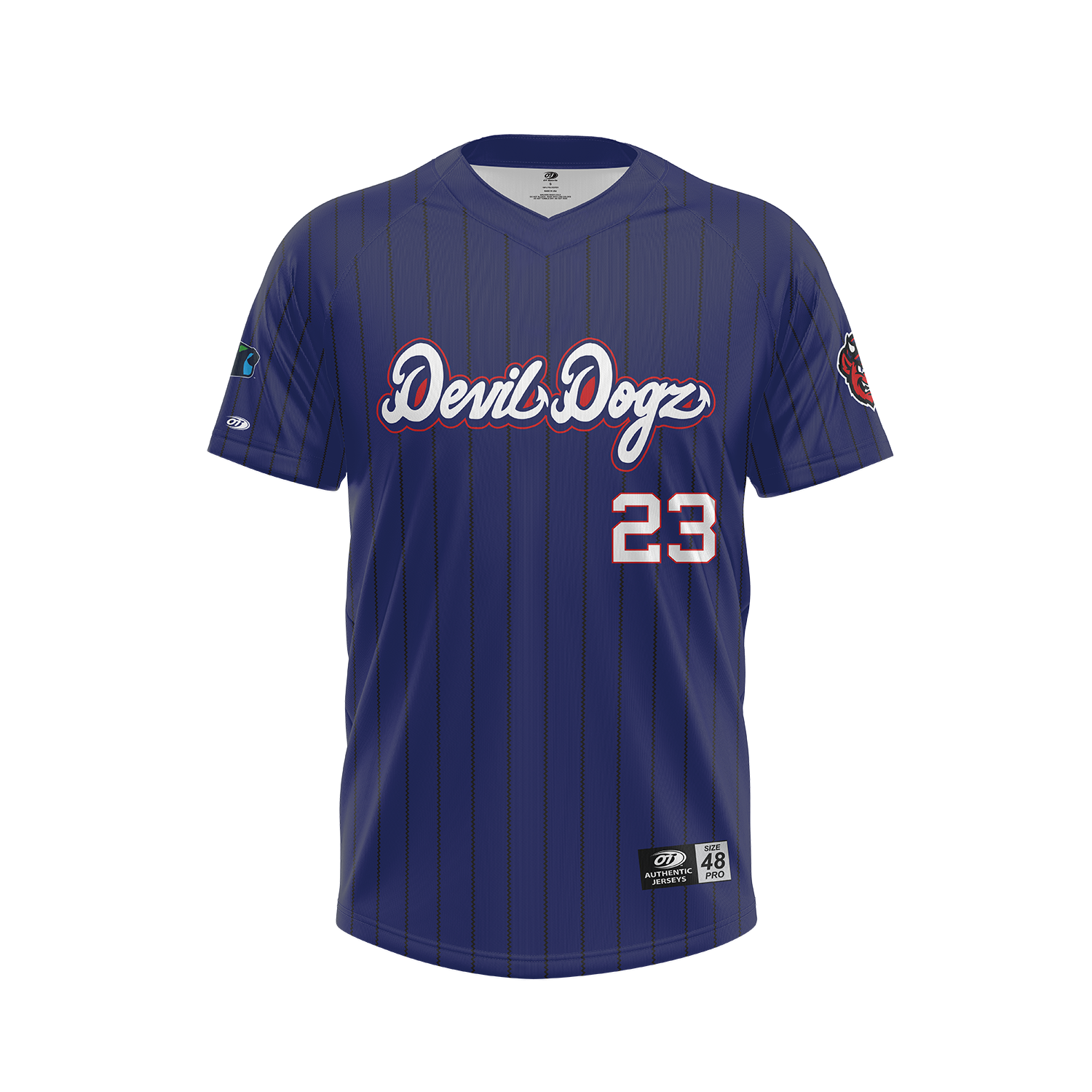 Zebulon Devil Dogz Adult Road Replica Jersey