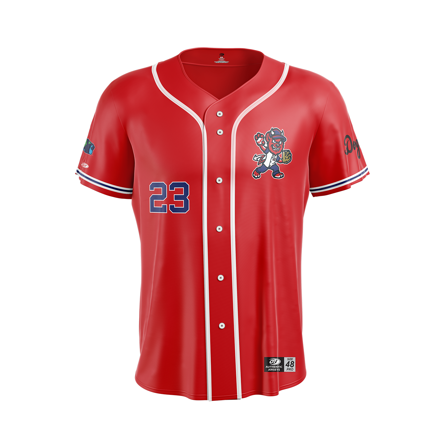 Zebulon Devil Dogz Youth Home Replica Jersey