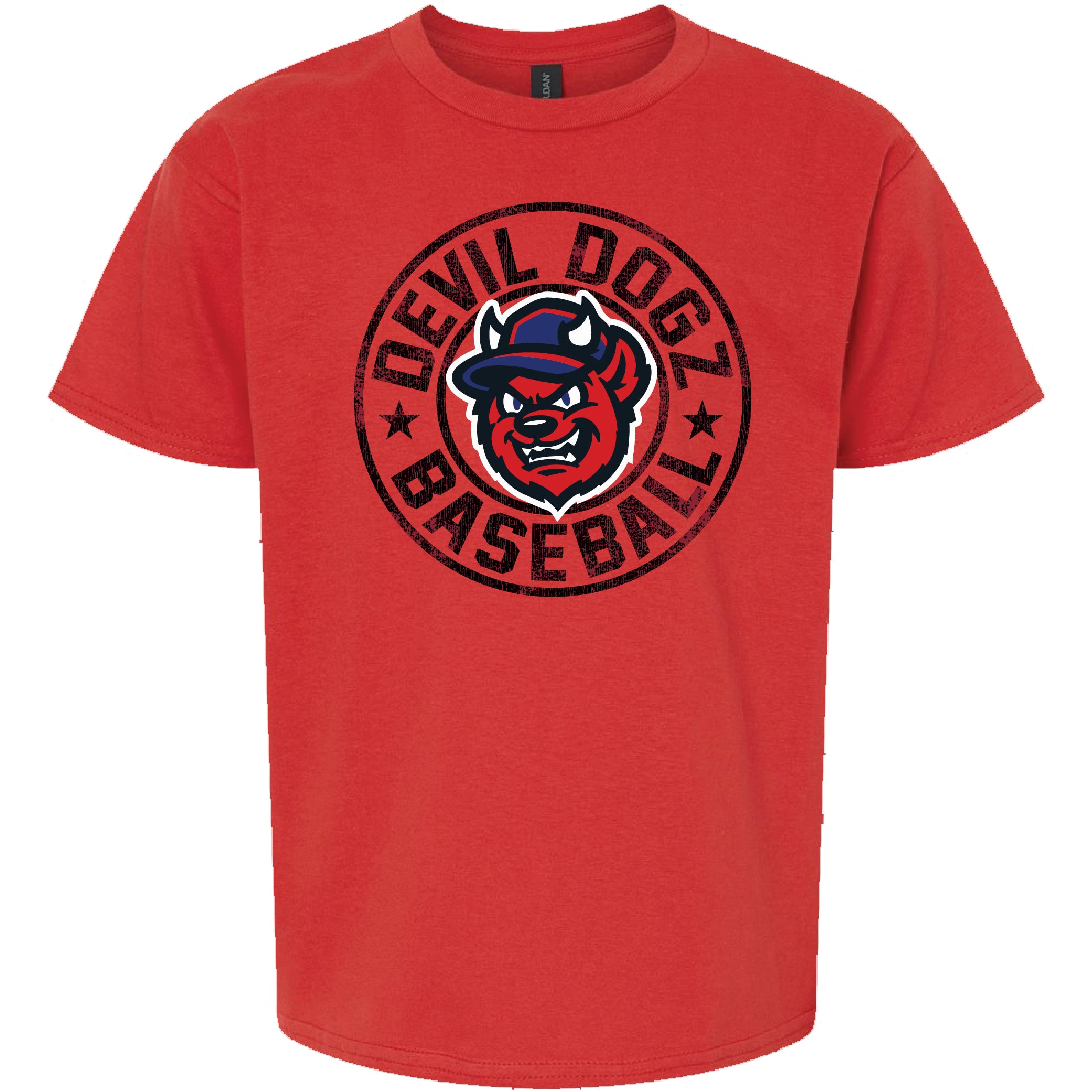 Zebulon Devil Dogz Youth Frizzed Tee