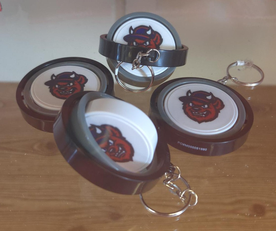 Zebulon Devil Dogz Gyroscope Fidget Keychain